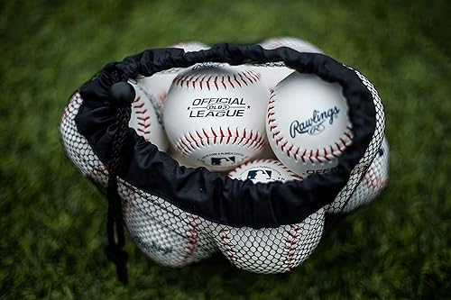 Miniatura 6 de Rawlings  Pelotas de béisbol de práctica de uso recreativo de la liga oficial  Juventud  Bolsa de 12  OLB3BAG12  12 unidades