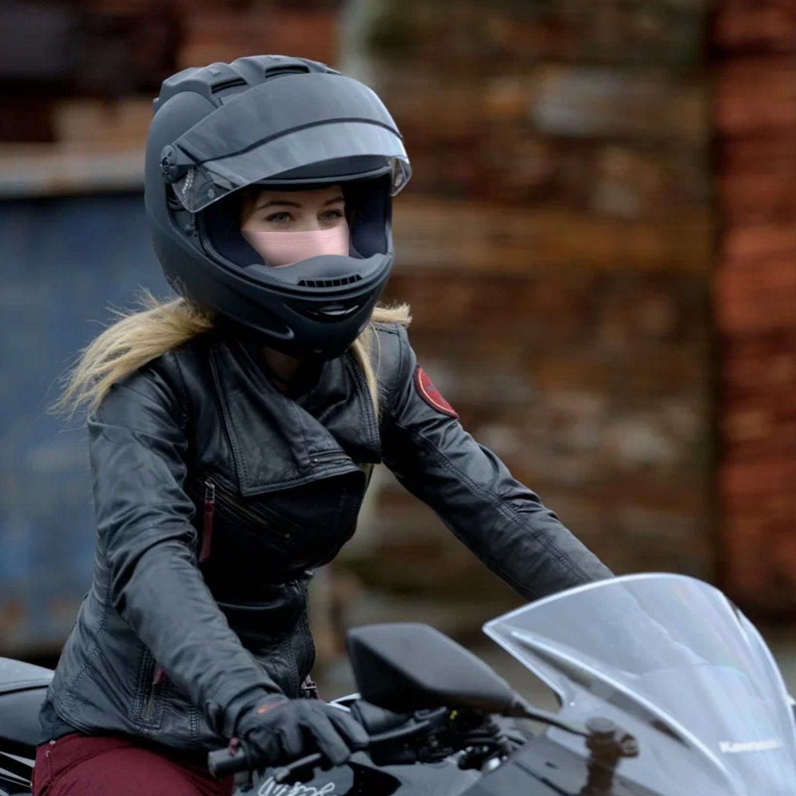 Kominiarka narciarska, kominiarka narciarska, dla mężczyzn/kobiet, dzieci, na zimę, jesień, wiatroszczelna kominiarka motocyklowa na narty, snowboard, rower, Rosa, L-4XL