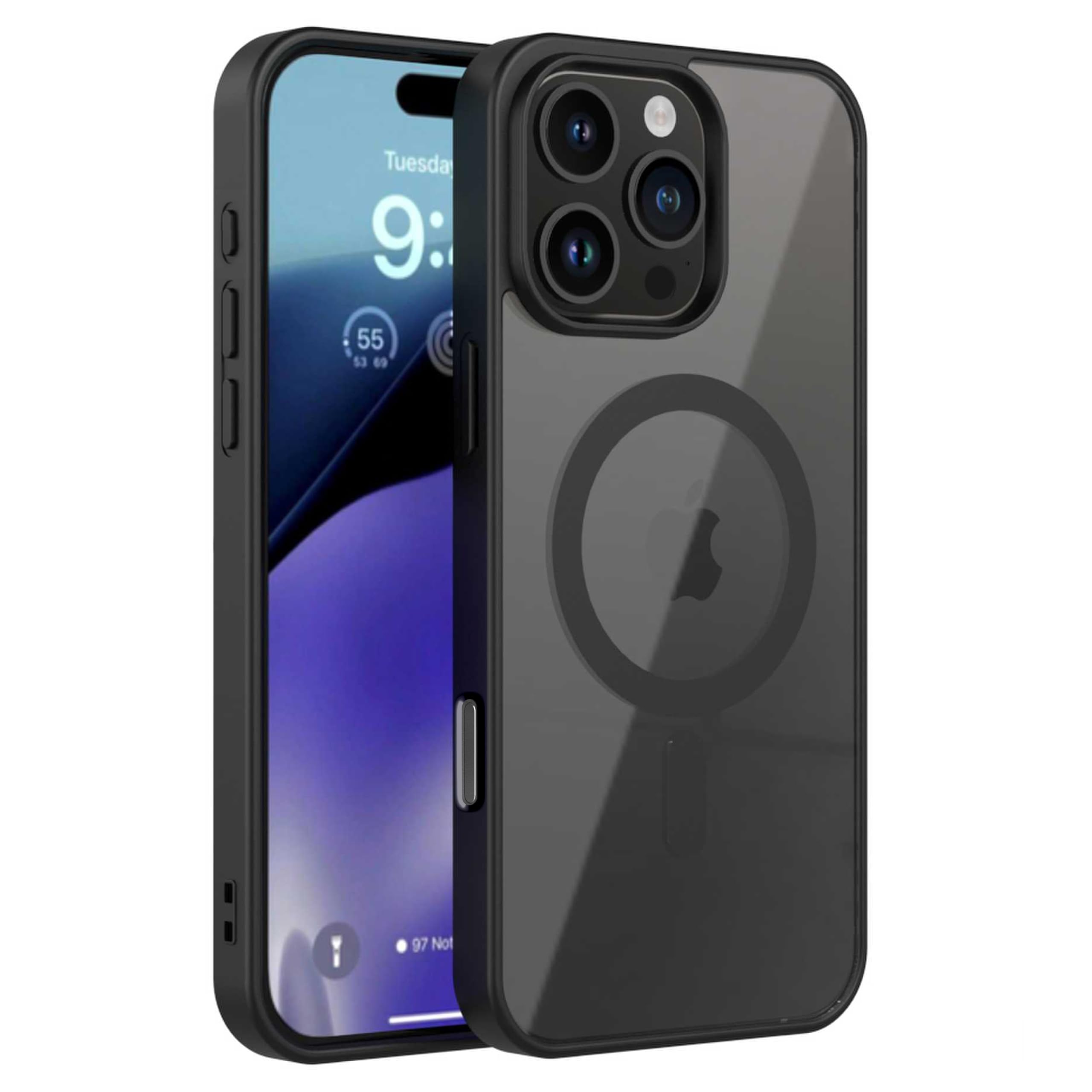 Zapcase Back Case Cover for iPhone 16 Pro | Compatible for iPhone 16 Pro Back Case Cover | Scratch-Resistant Back Case Cover | Black (B0D8FT9CPW) Amazon Price History, Amazon Price Tracker