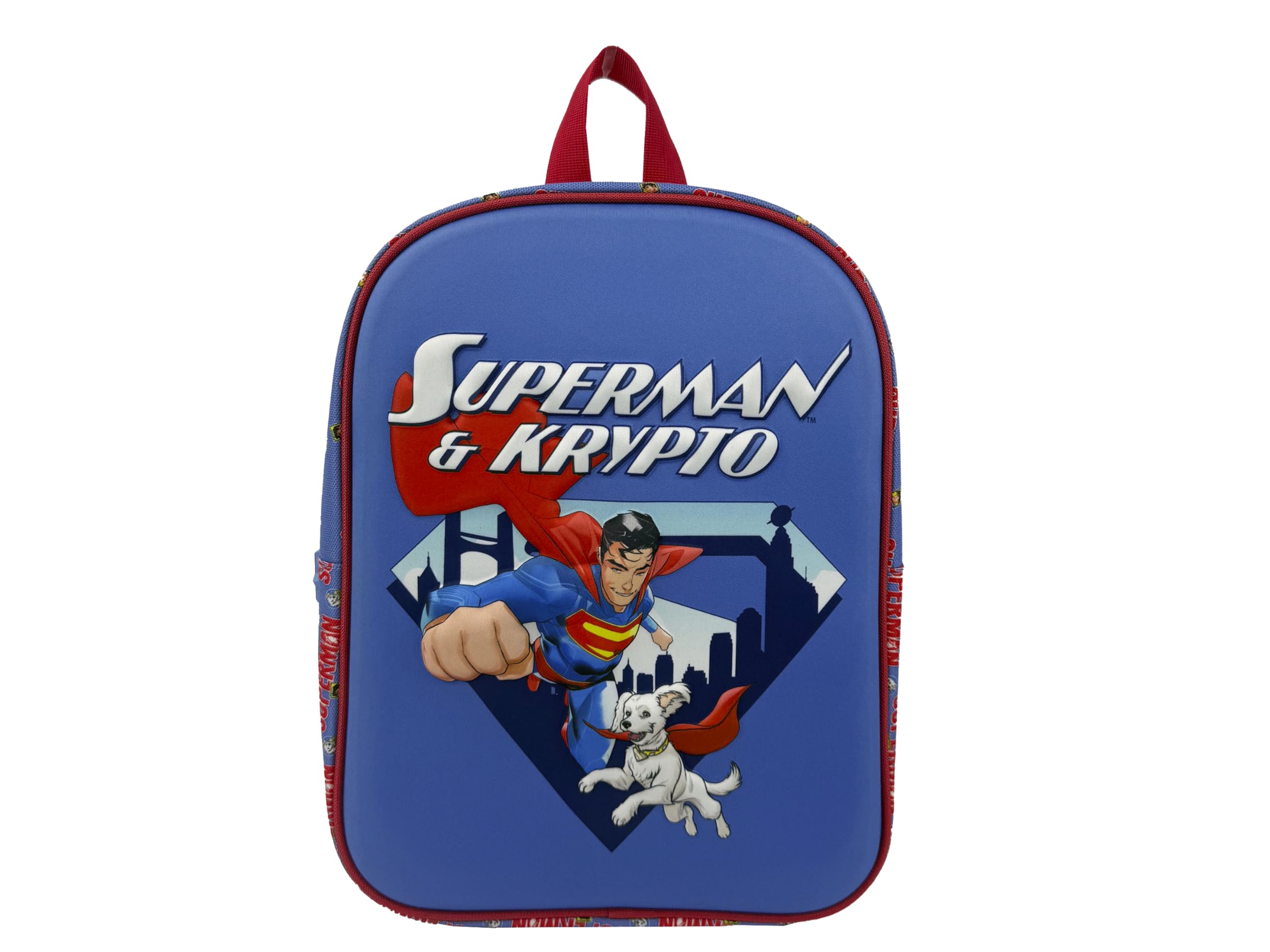 Zaino Superman DC Comics – Uomo / Ragazzo – PU Pelle E Tela – Blu – Nuovo Con Etichette - Foto 1