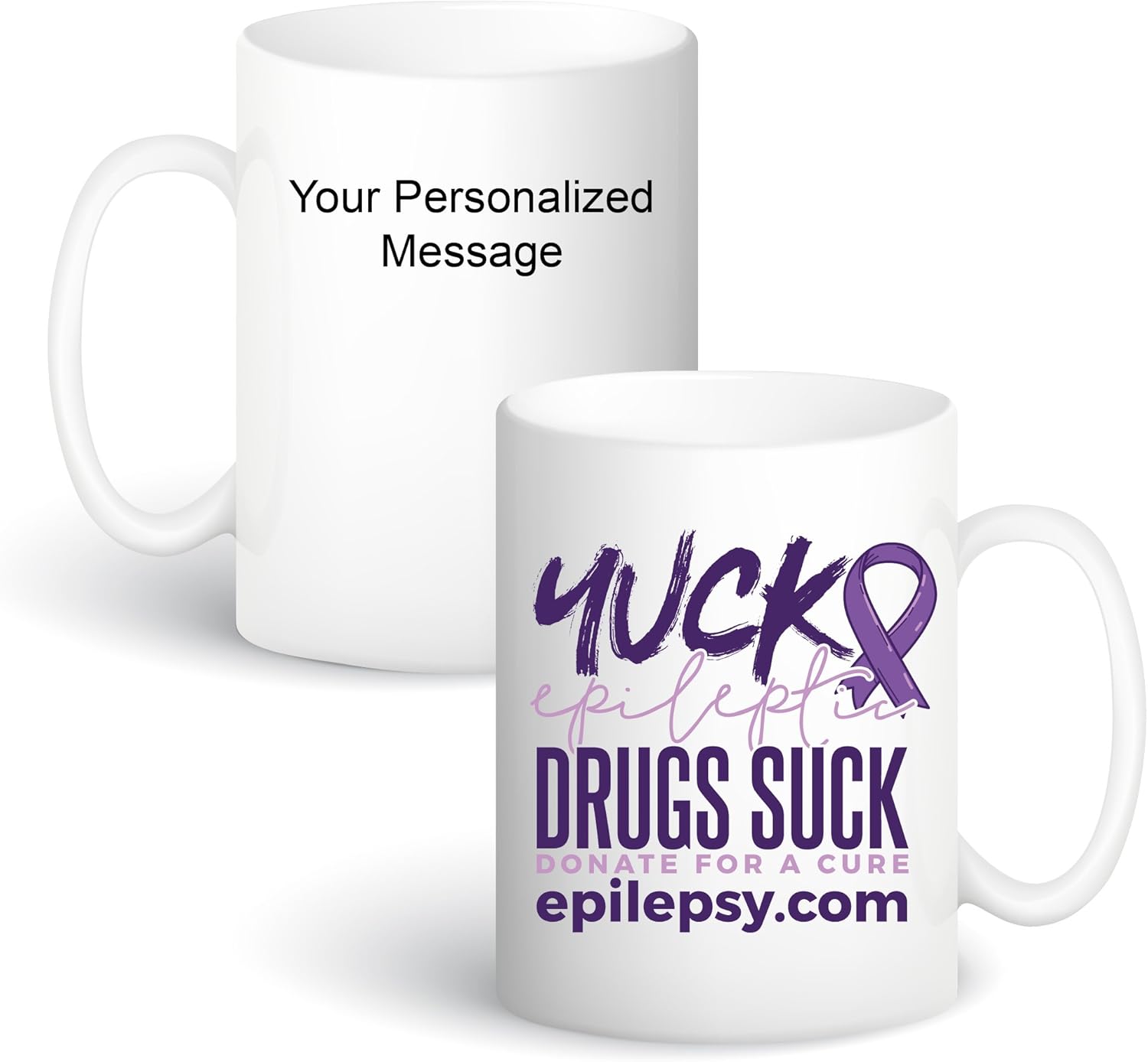 PPePs Yuck Epilepsy Drugs Suck Coffee Cups & Mugs