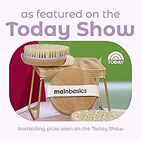 Vista 6 de MainBasics Cepillo corporal de cepillado en seco para drenaje linfático, piel seca, celulitis, circulación sanguínea con cerdas naturales