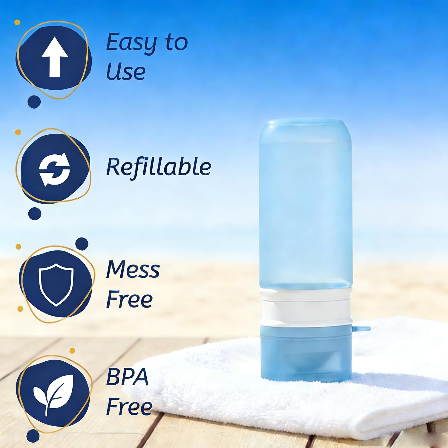 Sunscreen Applicator, for Kids, Adults & Families