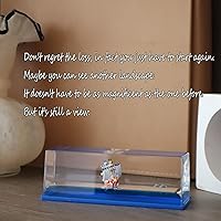 Vista 5 de Barco insumergible en una caja, juguete de crucero insumergible, botella de deriva fluida de crucero, decoración de modelo de deriva de líquido