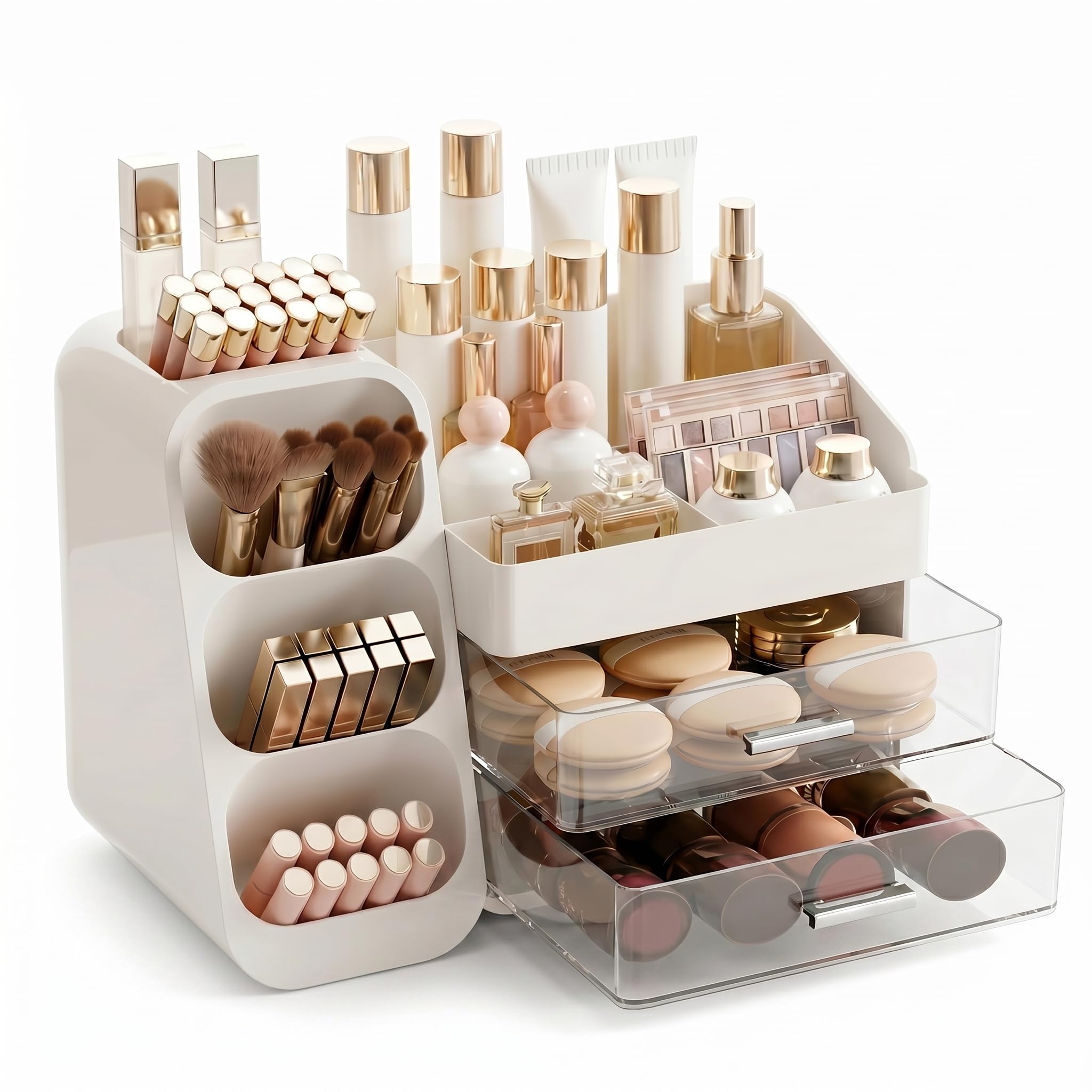 Amazon.com: KQJS Makeup Organizer for Vanity - Large Skincare