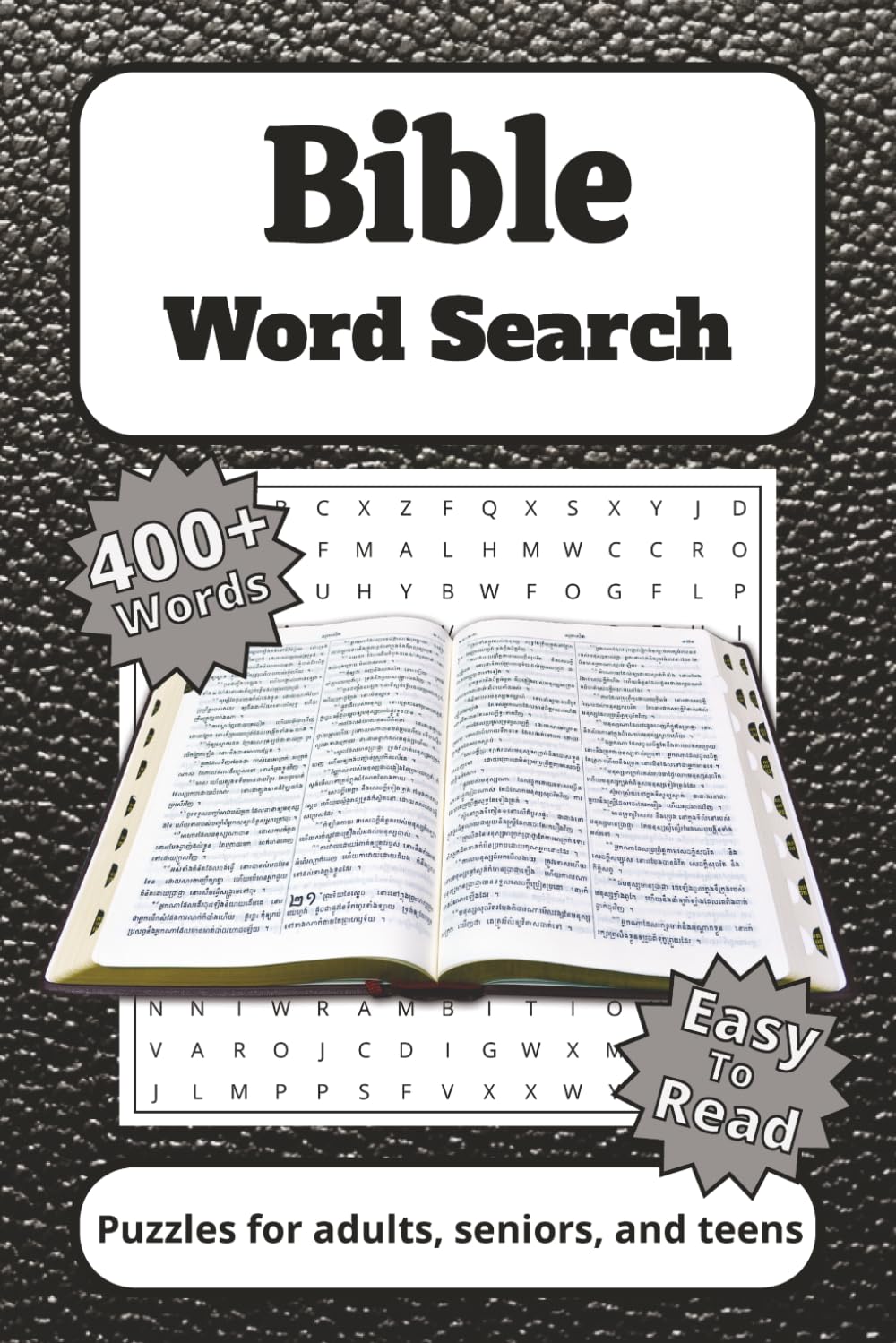 Bible Word Search Puzzle Book: Word Searches with Easy to Read Print about The Word, Bible Stories, Popular Characters and more | 6x9 inches, 110 ... Gift for Holidays, Vacations, and Downtime