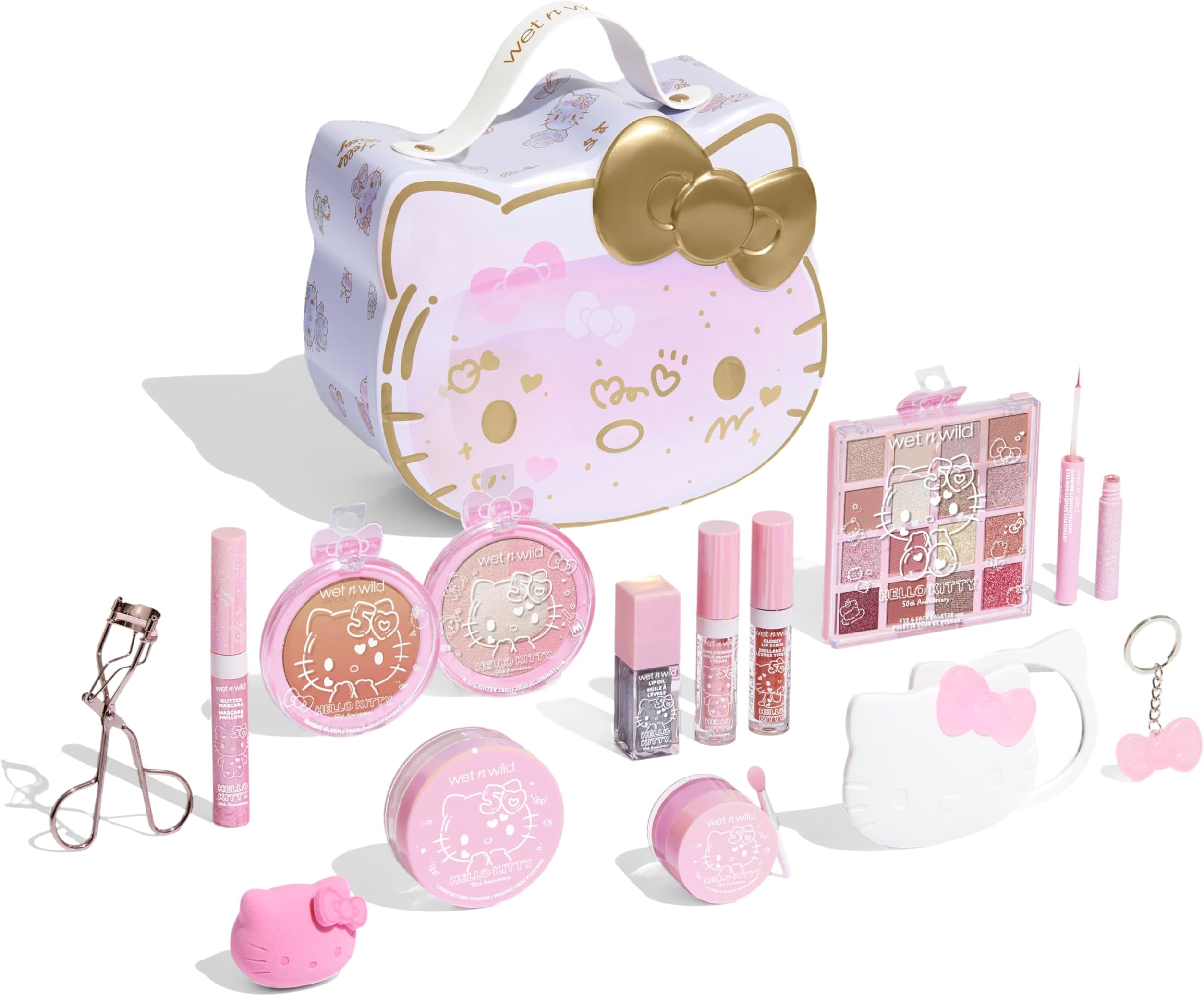 wet n wild Hello Kitty PR Box, Makeup Set with Versatile Unique looks, 2-Layered Keepsake Box, Buildable & Blendable Formulas, Cruelty-Free & Vegan