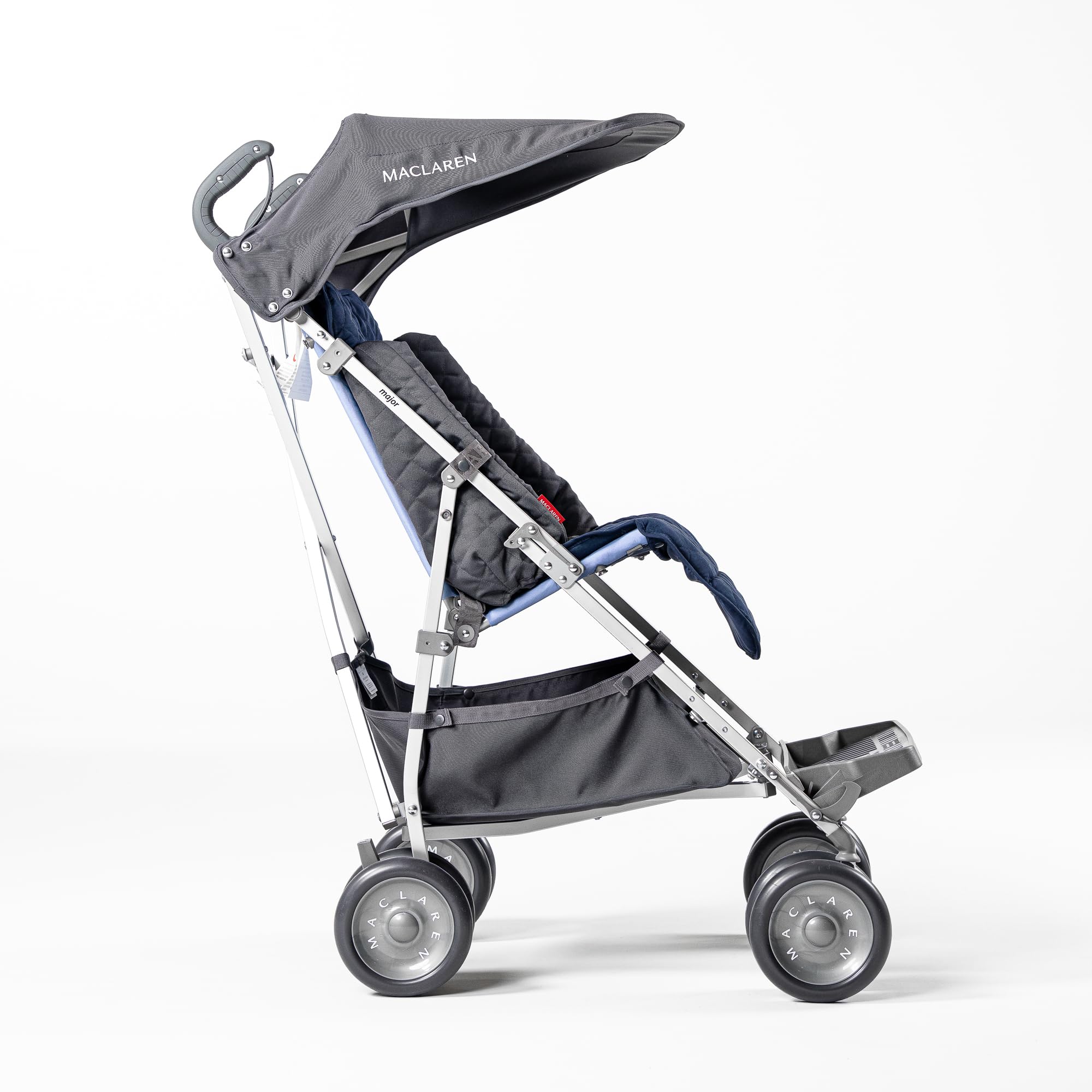 Maclaren Major Elite Kinderwagen für Behinderte bis 50 kg Schirmfaltung Sanftes Blau/Navy