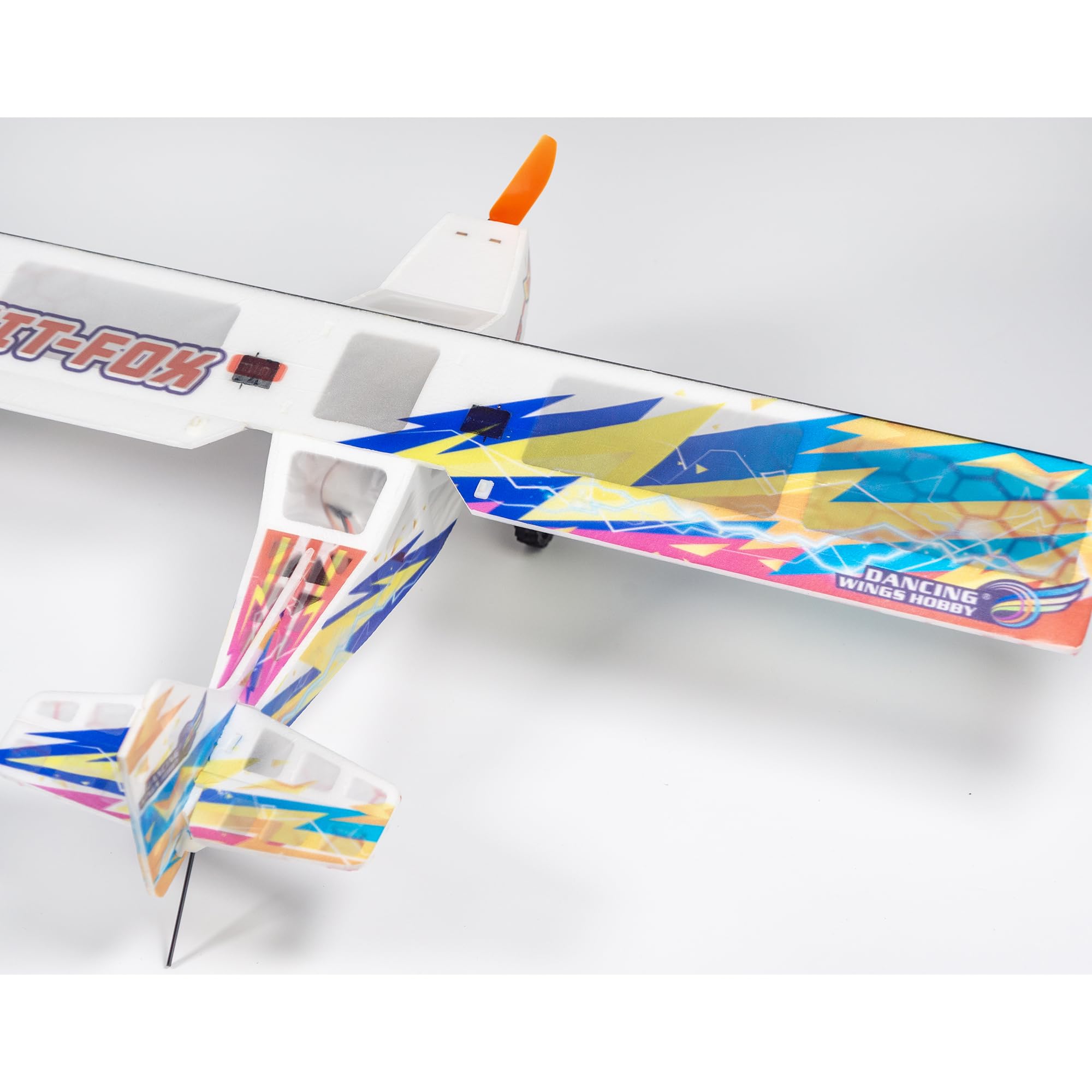 DIY RC Modellflugzeug EA01 Kit-Fox, 570 mm Spannweite, ultraleichtes EPP-Schaum-Flugzeug für Anfänger & Hobbyisten (PNP)