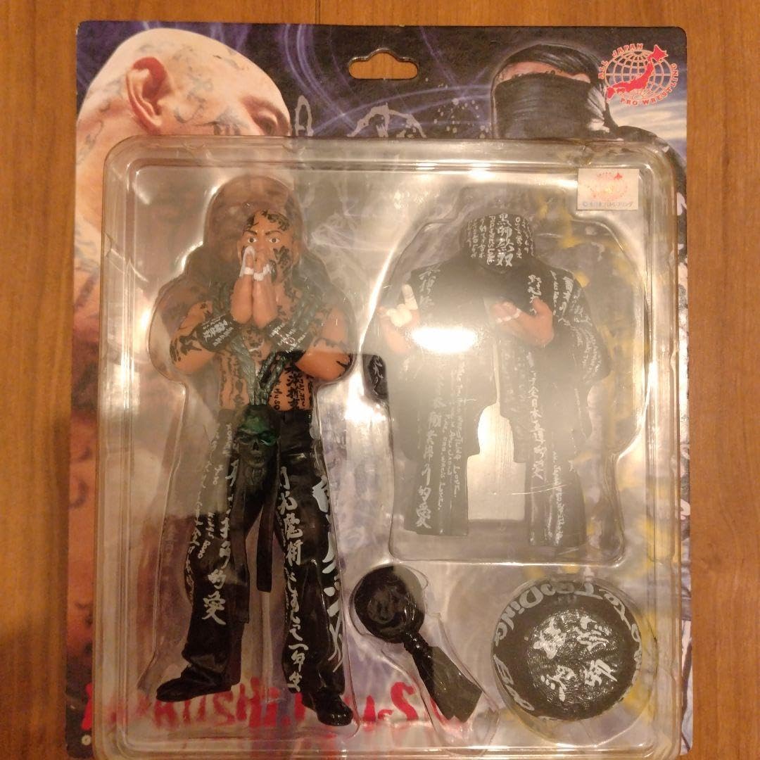プロレスフィギュア　黒師無双 Amazon.co.jp: 武藤敬司フィギュア黒師無双全日本プロレス