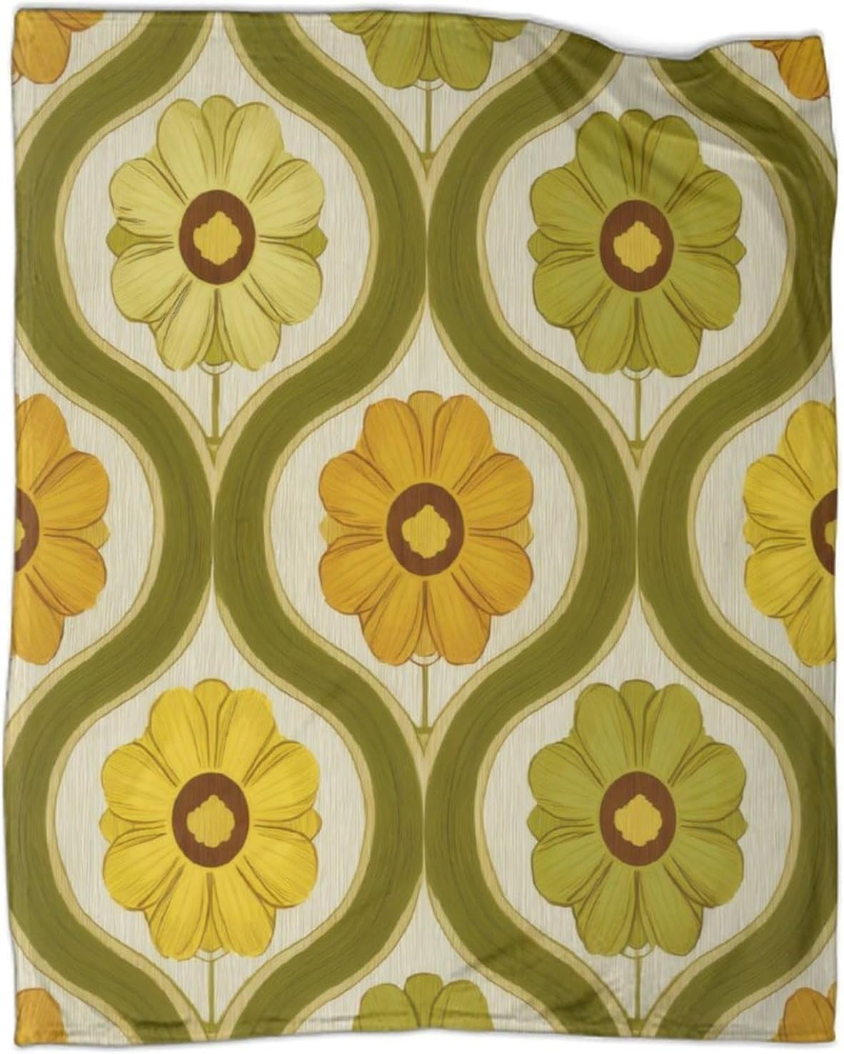 Koc dla szczeniaka w polu kwiatów śliczne zwierzęta koc polarowy flanelowy mikrofibra 180 x 220 cm, lekki, miękki, ciepły i wygodny, odpowiedni do sypialni i salonu