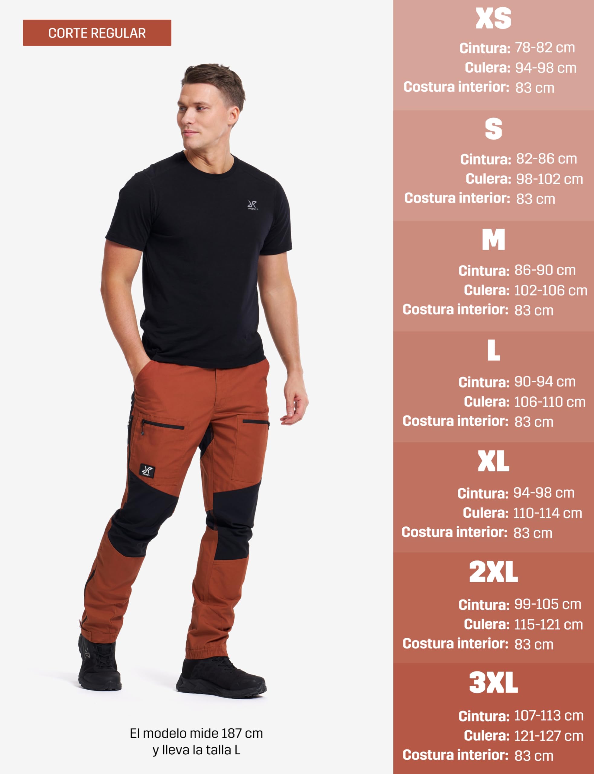 RevolutionRace Nordwand Pro Pants para Hombre, Pantalones Cargo, Senderismo