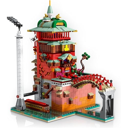 Flowers Japanese Castle House Building Kit Compatible with Lego Sets for adutls,Creator Architecture Building Model Set for Girls 8-14 Years Up Movie Lover 1826 pcs