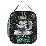Homieblanket Custom Dragon Lunch Bag for Kids Girls Boys Teens - Dragons Theme Leakproof Insulated Thermal Lunchbox, Portable Reusable Lunch Box for Work School Travel