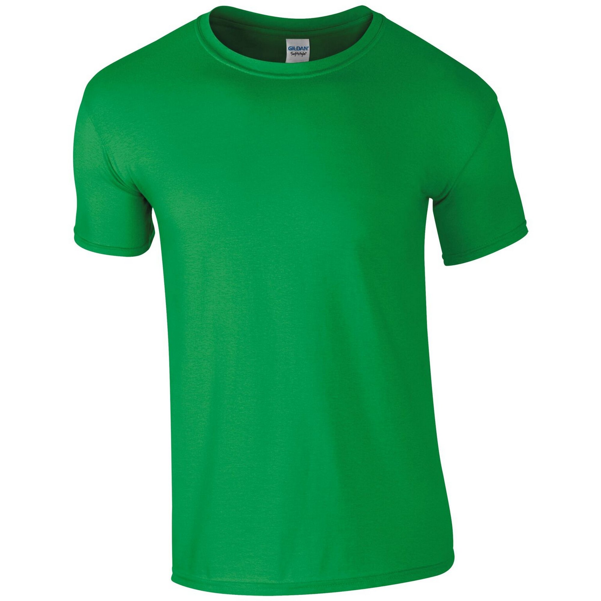 Gildan Men's Irish Green Short Sleeve Soft-Style T-Shirt (4Xl) (Irish Green)