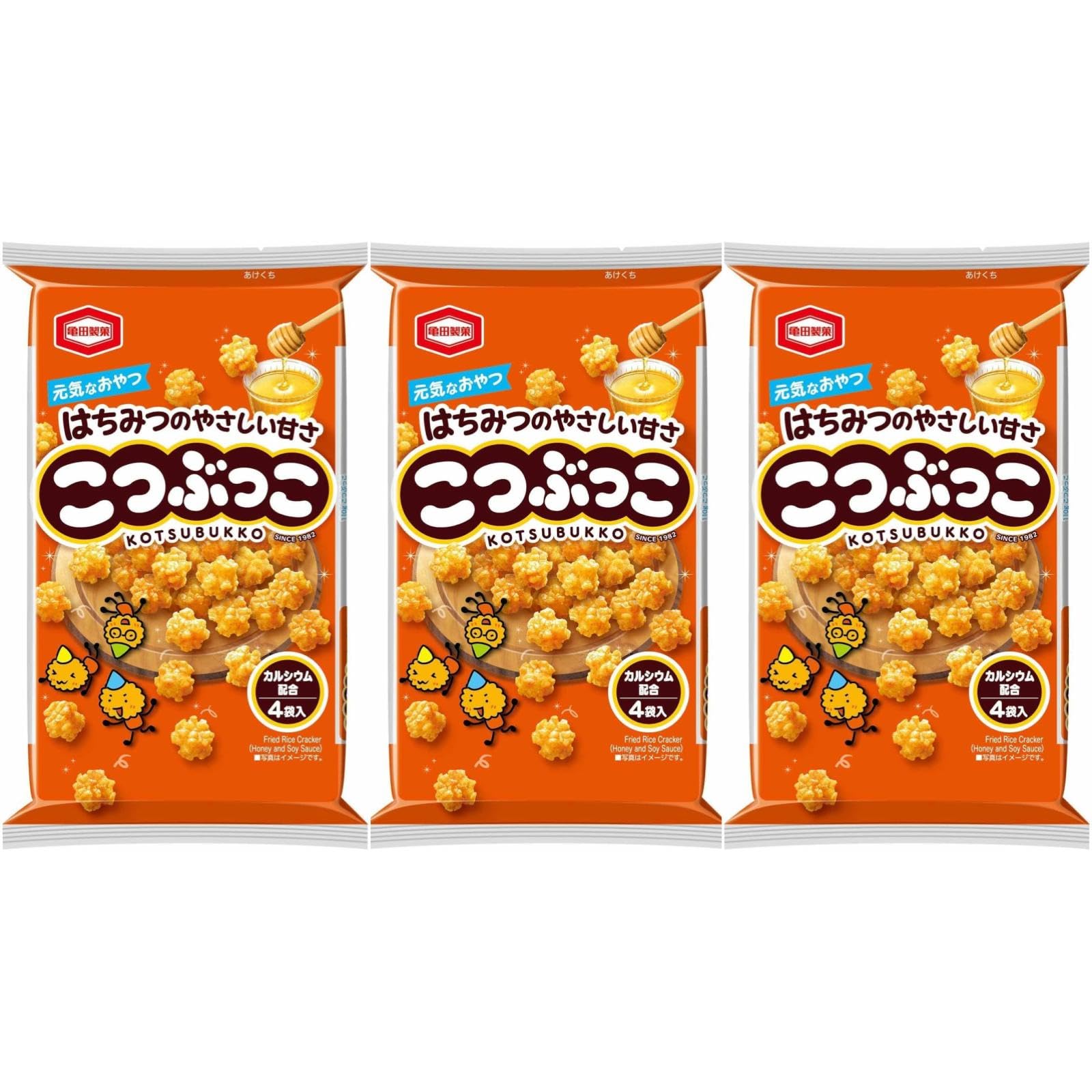 Amazon.co.jp: はちみつのやさしい甘さ こつぶっこ(4袋110g)×3個 元気