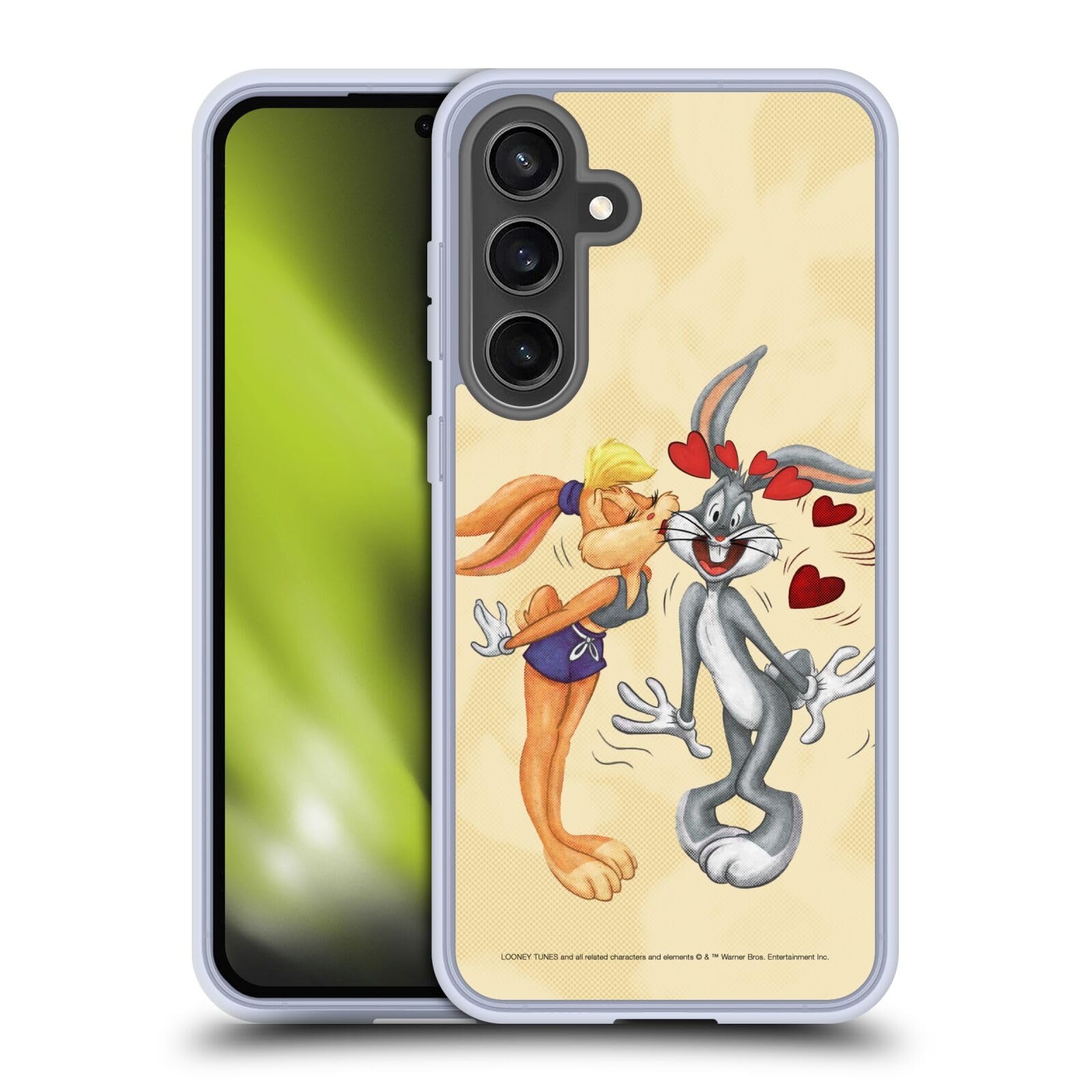 Head Case Designs Officially Licensed Looney Tunes Bugs Bunny and Lola Bunny Season Gel Case [Military Grade Protection] Compatible with Samsung