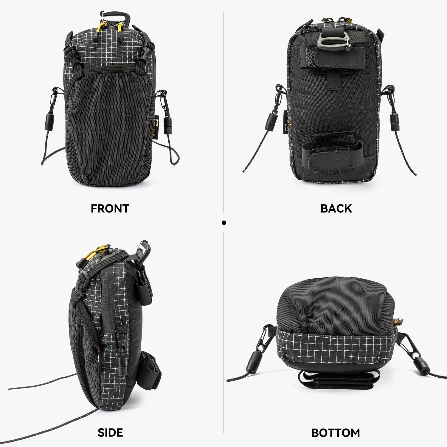 Plecak z paskiem na ramię – zestaw pasków do smartfona, wodoodporny plecak, kieszeń na ramię, torba do mocowania plecaka dla turystów, mała torba crossbody, nerka, do uprawiania sportu, wędrówek