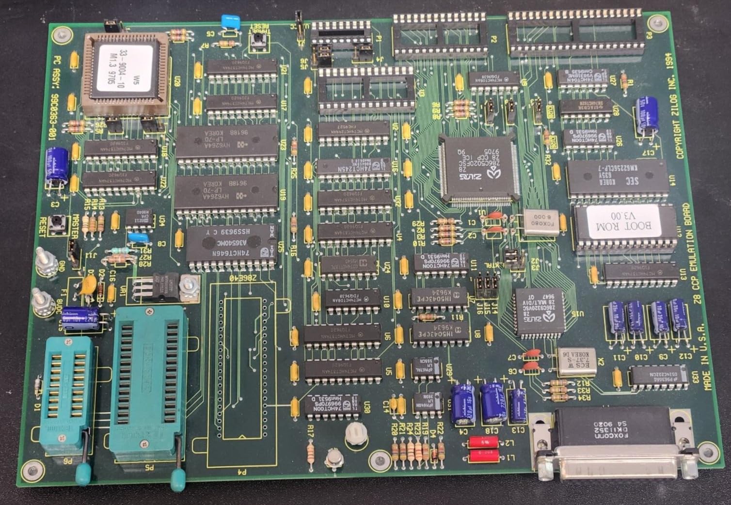 (1 PC) Z8 CCP Z8018500ZCO Zilog 32K MEMORY EXPANSION