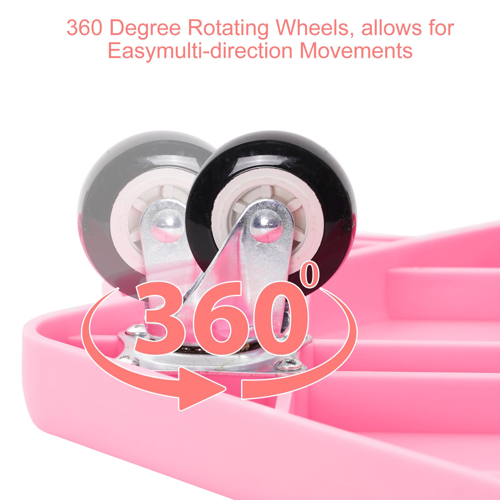Ark miido Kids Sitting Scooter Board with Handles Swivel Casters Square Plastic Floor Surfer for Gym Class Children Physical Education Home Use