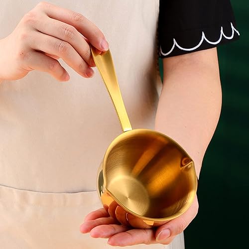 Miniatura 6 de Olla calentadora de mantequilla, olla calentadora de leche y café con boquilla doble, olla de fusión de chocolate y mantequilla, sartén