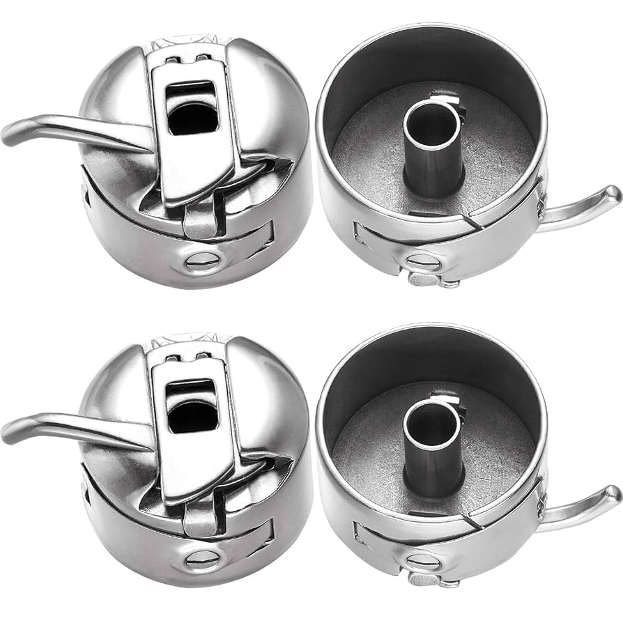 36 Pcs Transparent Plastic Sewing Machine Bobbins With Case For Janome Brother Singer Babylock Sewing Machine Class 15 Bobbins Spools With