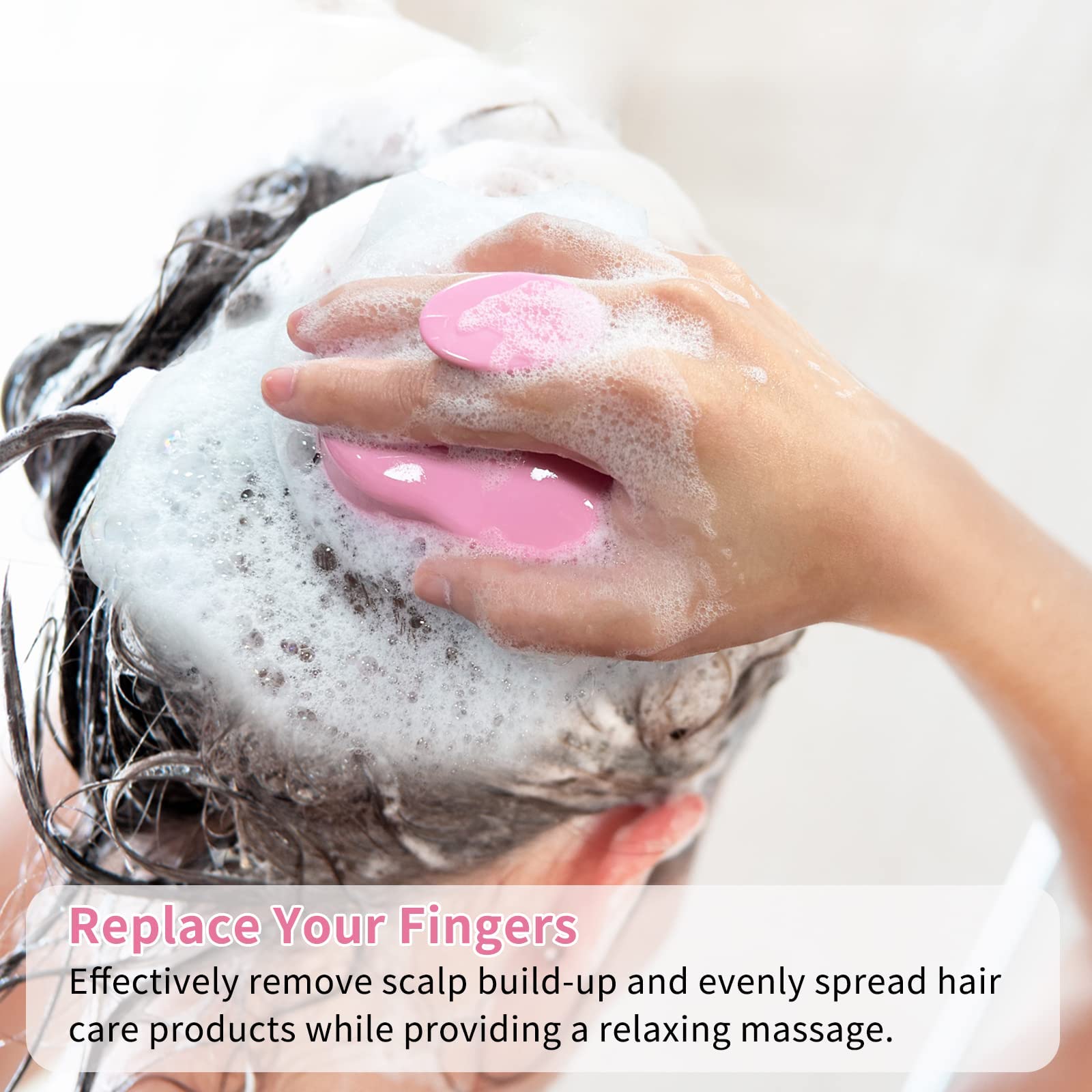 Applicatore Olio Capelli,Massaggiatore Cuoio Capelluto + Applicatore Tintura per Capello Spazzola Massaggio Capelli per Capello Trattamento del Cuoio Capelluto Essenziale
