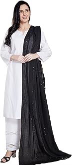 Women's Cotton Embroidered Dupatta