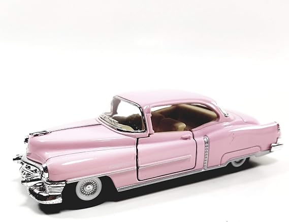 KiNSMART 1953 Cadillac Series 62 Cotton Candy Pink 5 Inch 1:43 O Scale Die Cast Metal Model Toy Classic Ventage Car