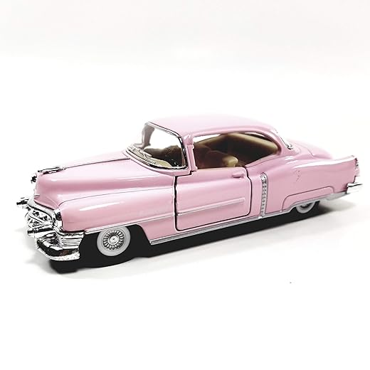 KiNSMART 1953 Cadillac Series 62 Cotton Candy Pink 5 Inch 1:43 O Scale Die Cast Metal Model Toy Classic Ventage Car