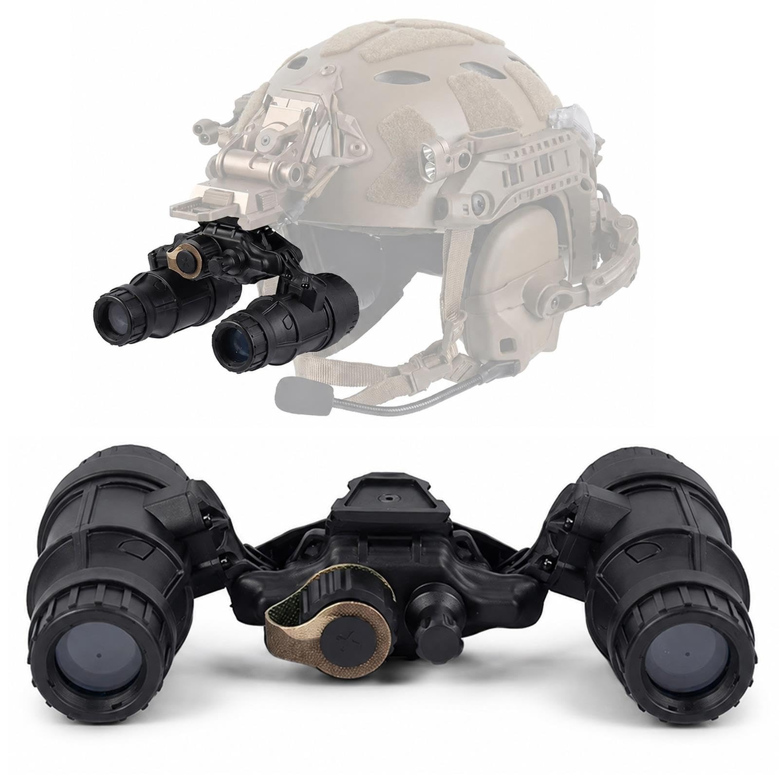 Taktischer Helm Nachtsicht Dummy Modell, Nicht Funktionales NVG Binokular