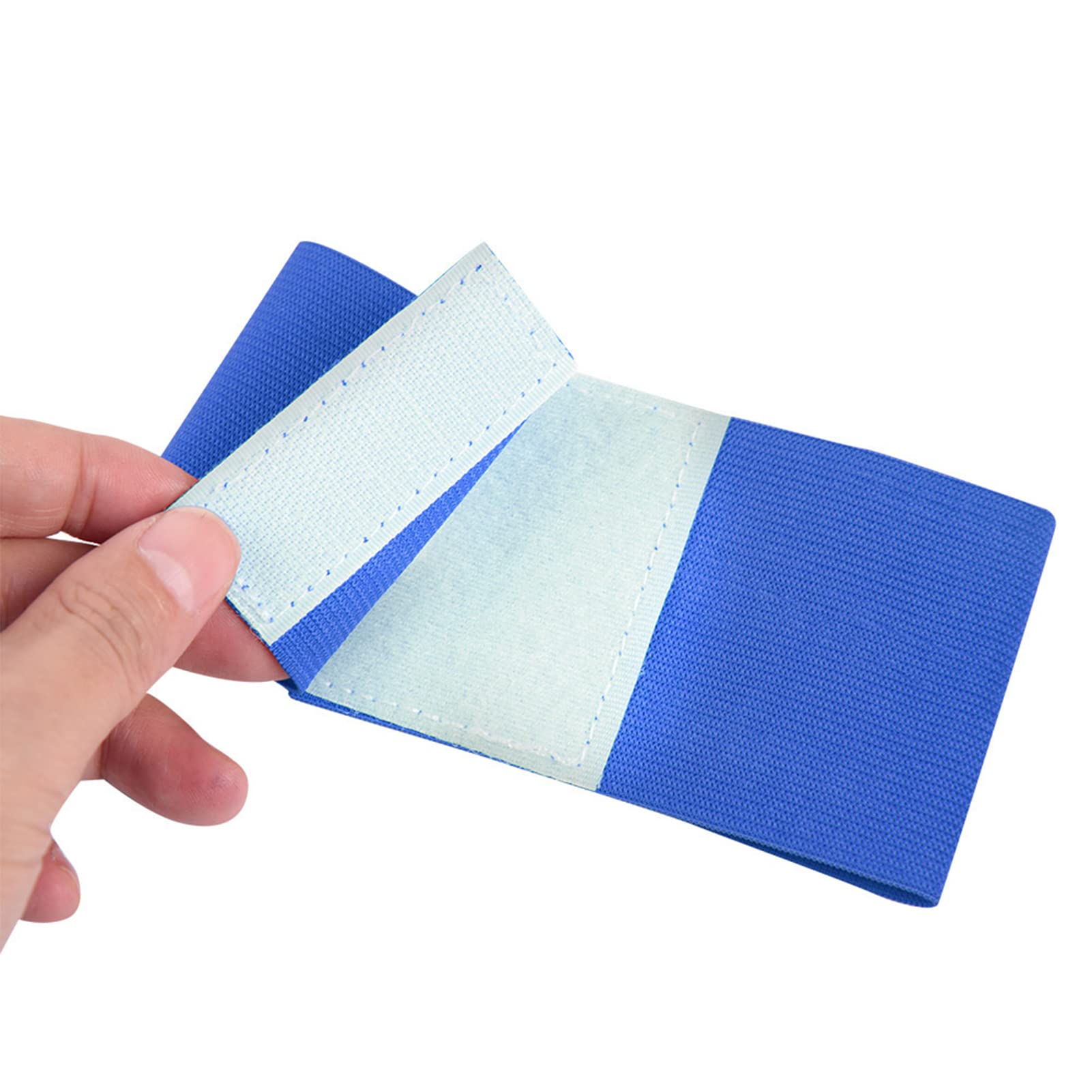 Soccer Captain Armband, 6 Pieces Adjustable Football Arm Bands, Elastic Captain Bands Soccer for Adult Youth, Outdoor Football Player Bands (Blue)-image-31