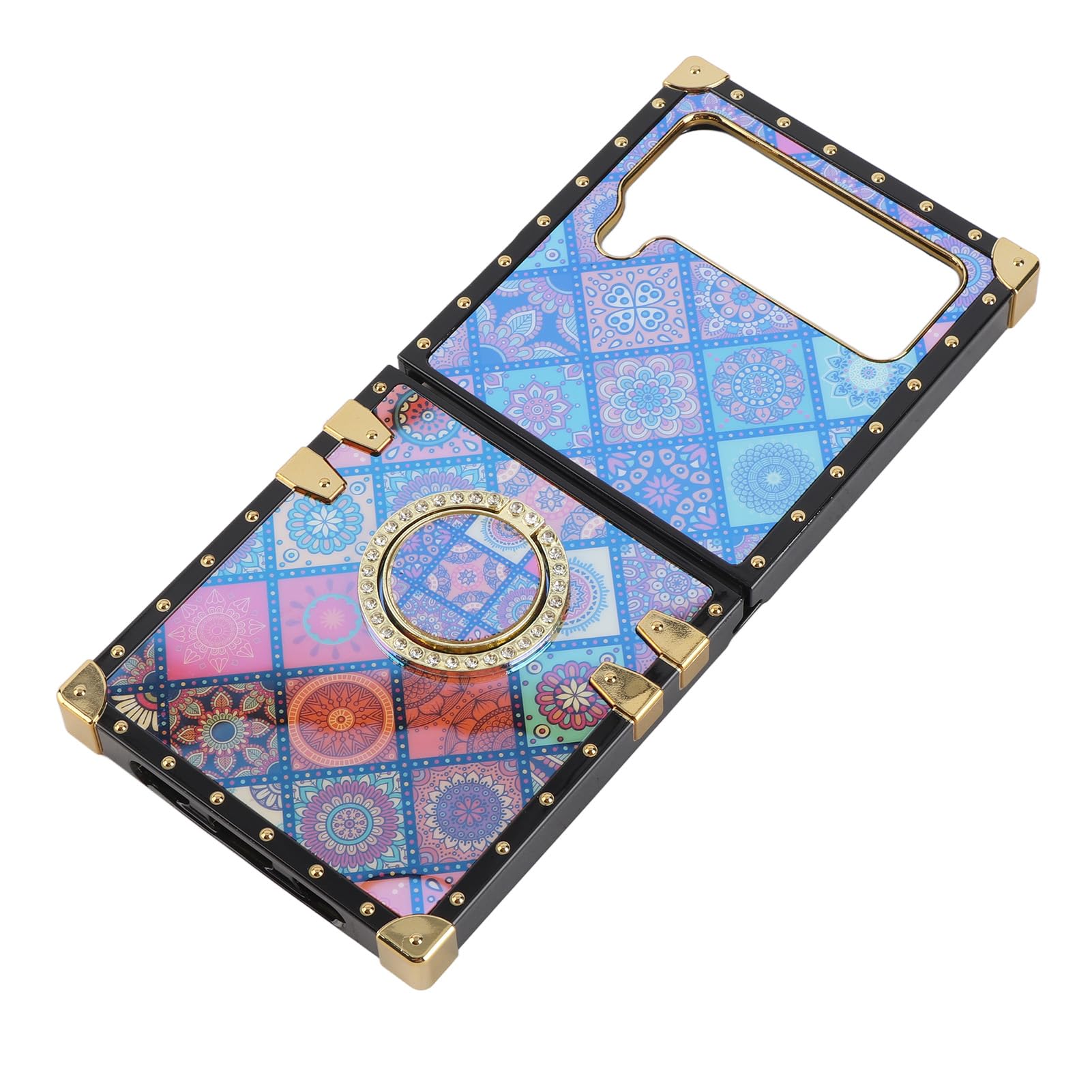 Cocoarm Custodia Telefono Pieghevole, TPU PC Antiscivolo Design Colorato