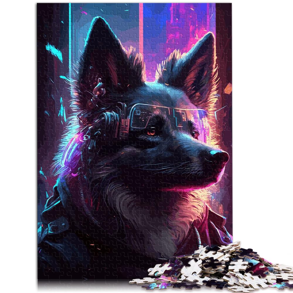 Puzzle colorful animals 1000 Piece Jigsaw Puzzles for Adults and Kids Age 12 Years Up Cardboard Puzzles Fun Puzzles Games Size: 26x38cm — image 1