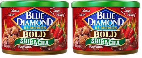 Blue Diamond Almonds Sriracha Flavored Snack Nuts, 6 Oz Resealable