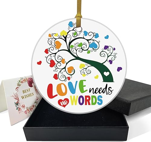 Vista 99 de REWIDPARTY Adorno de recuerdo de agradecimiento – Regalo de agradecimiento para familiares, amigos, profesores – Corazón de cerámica de 3 pulgadas