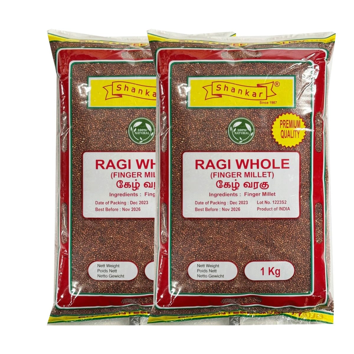 Whole Ragi Buy Shankar Finger Millet - Ragi whole, High ent grain, Whole Grain ...
