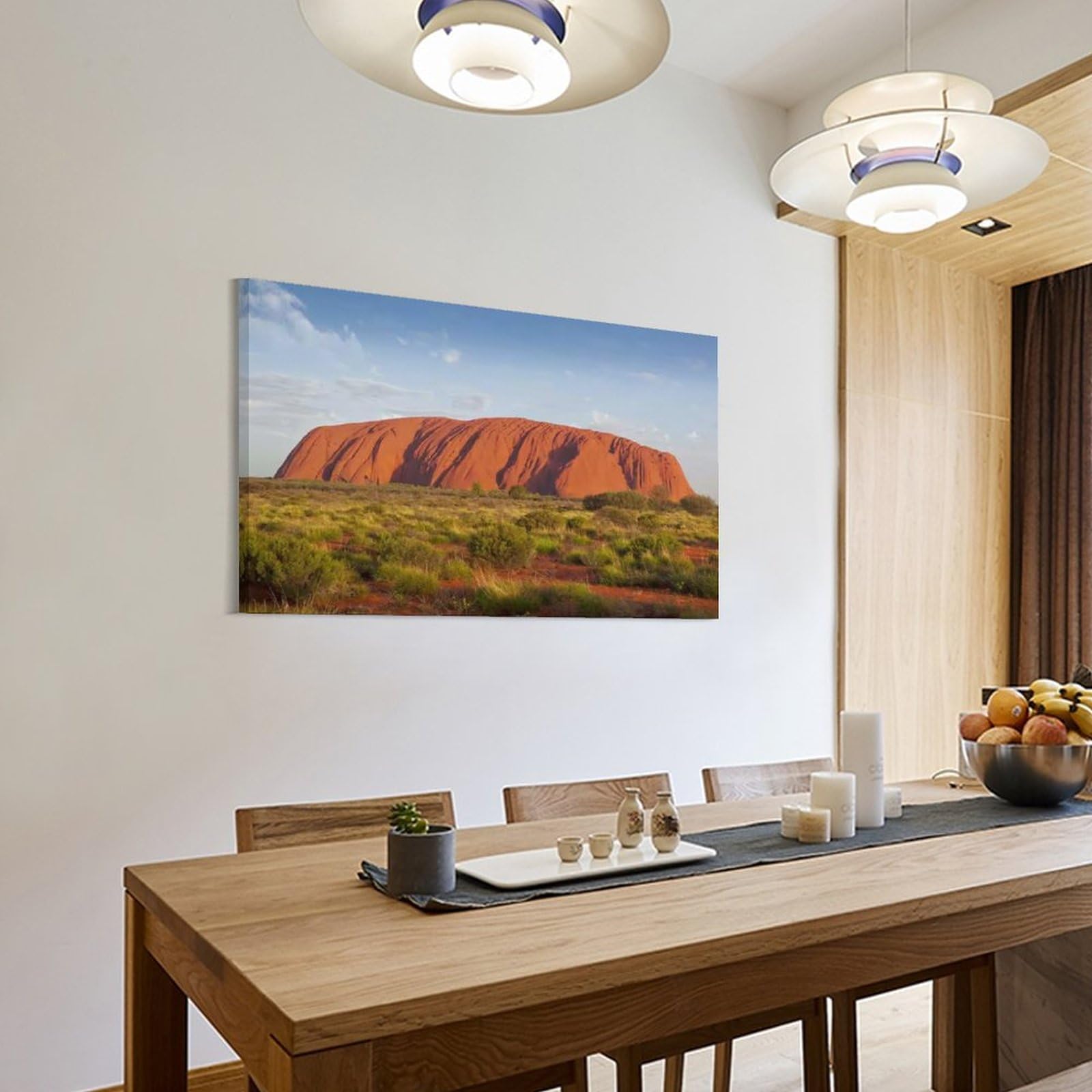 Amazon.co.jp: オーストラリアエアーズロック 風景の写真 ポスター