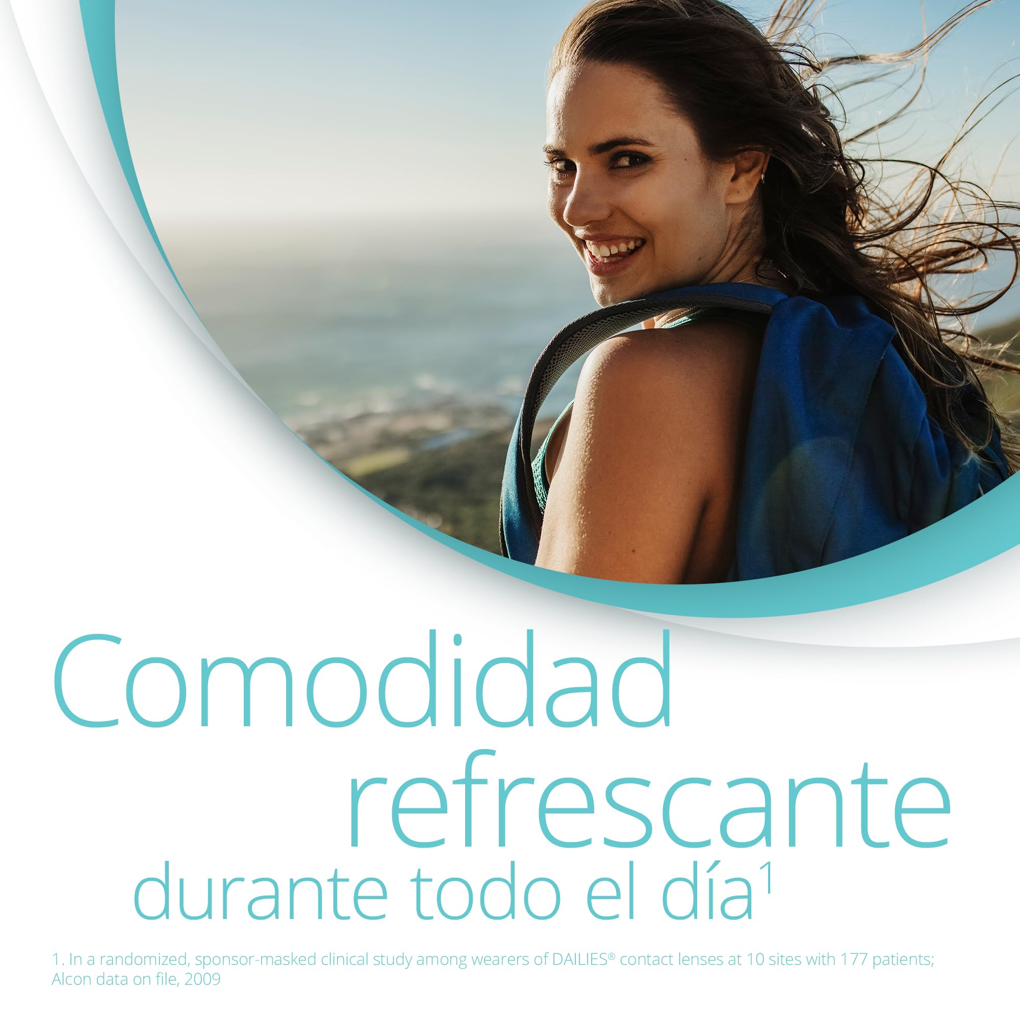 Dailies AquaComfort Plus Lentes de contacto de reemplazo diario, Pack de 30, R 8.7 mm, D 14.0 mm, -4 Diopt