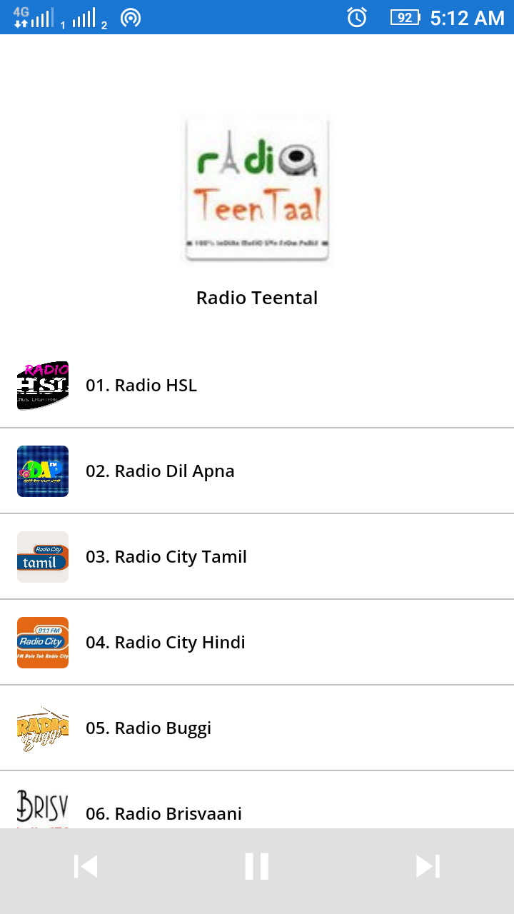 Live Radio Stations App on Amazon Appstore