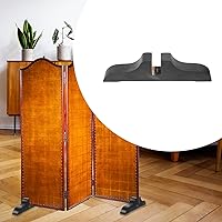 Vista 15 de Veemoon Soporte divisor de habitación plegable, pies de panel de pantalla, base de partición de pantalla, soporte de divisor de habitación, base