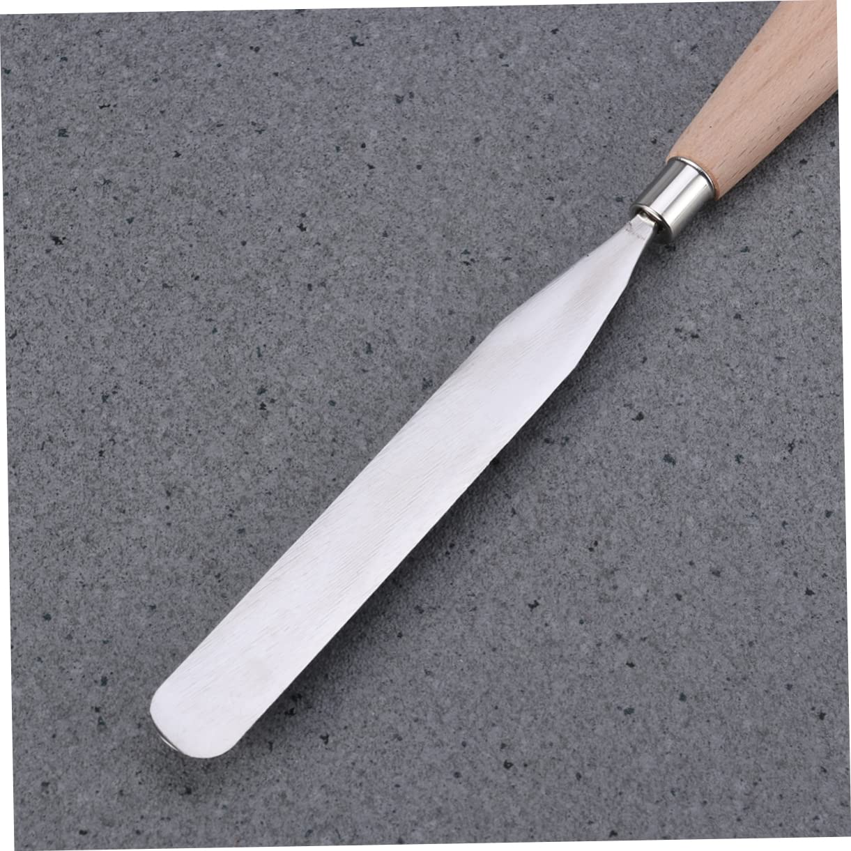 GLSTOY Painting Spatula Art Scraper Tool Pallet Knife Wooden Handle for Artists