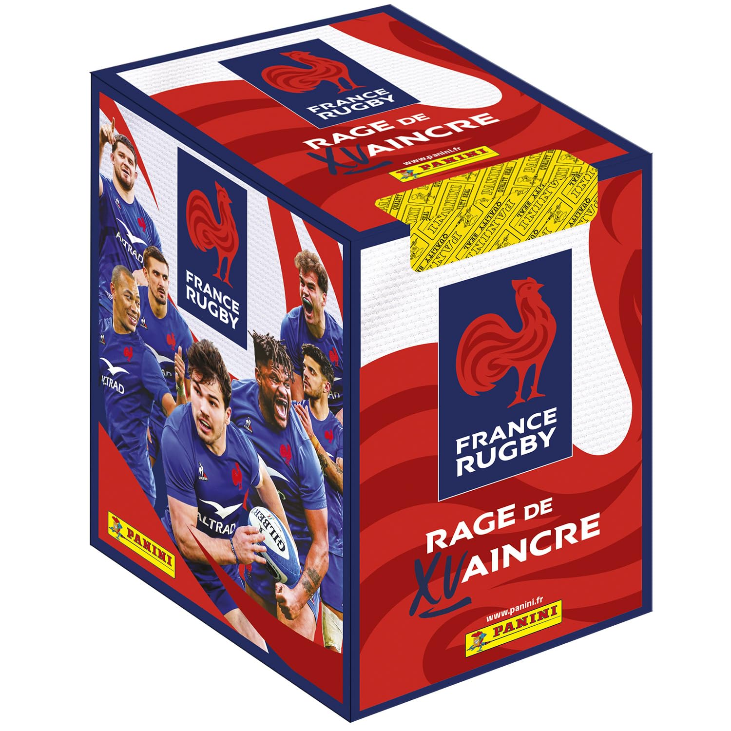 Panini Rugby France Team Rage to Defeat Box of 36 Pouches, 004729BOX36F