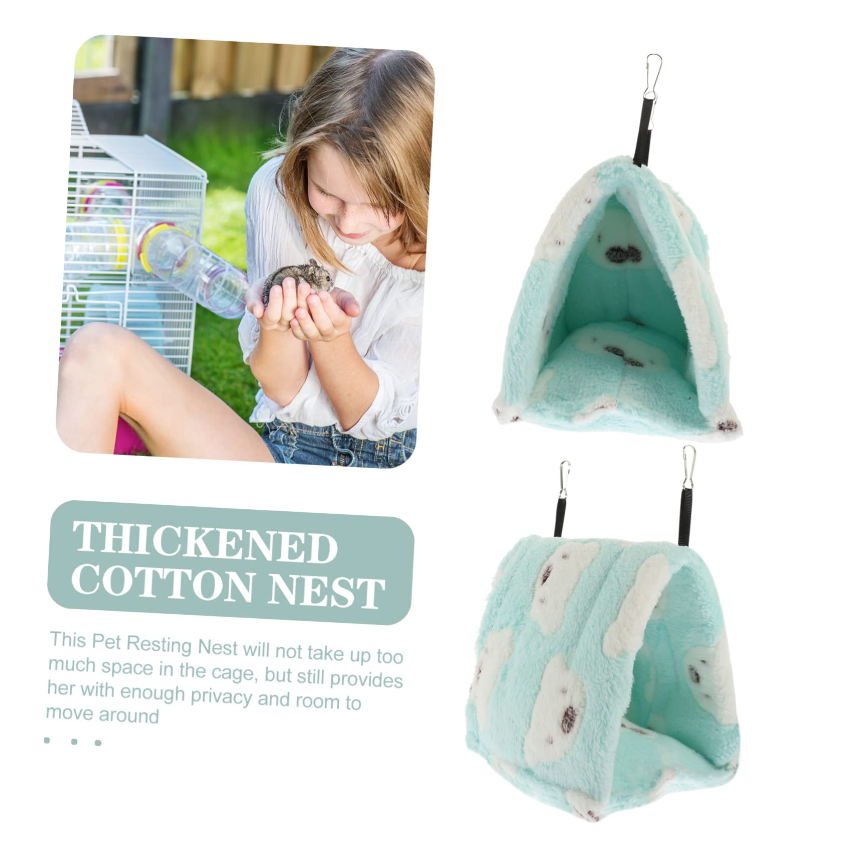 FOMIYES 3stücke Kuschelnest Für Kleintiere Baumwoll-Schlafsack Für Hamster Meerschweinchen Und Chinchillas Warm Und Bequem Für Sicheren Schlaf Und Spielspaß