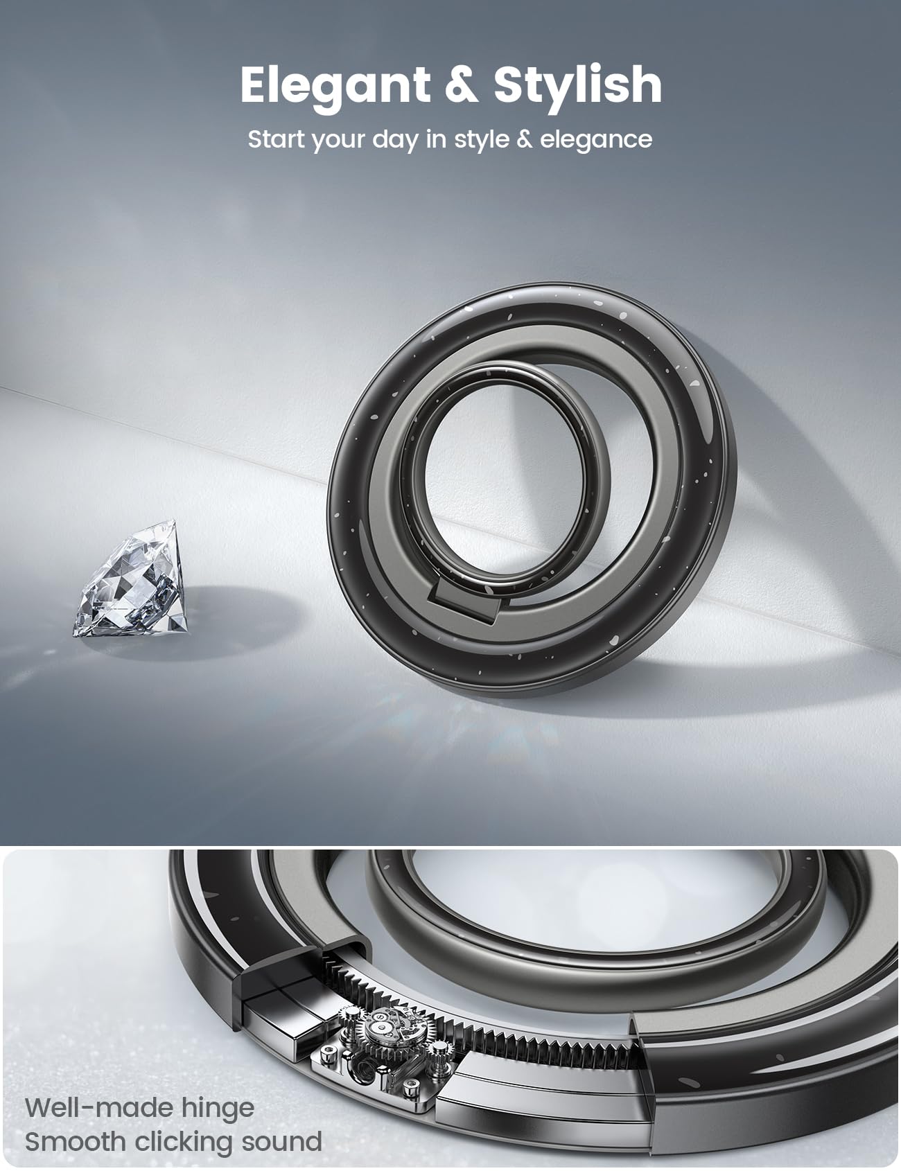 Lamicall Magnetic Phone Ring Holder for MagSafe - Image 4