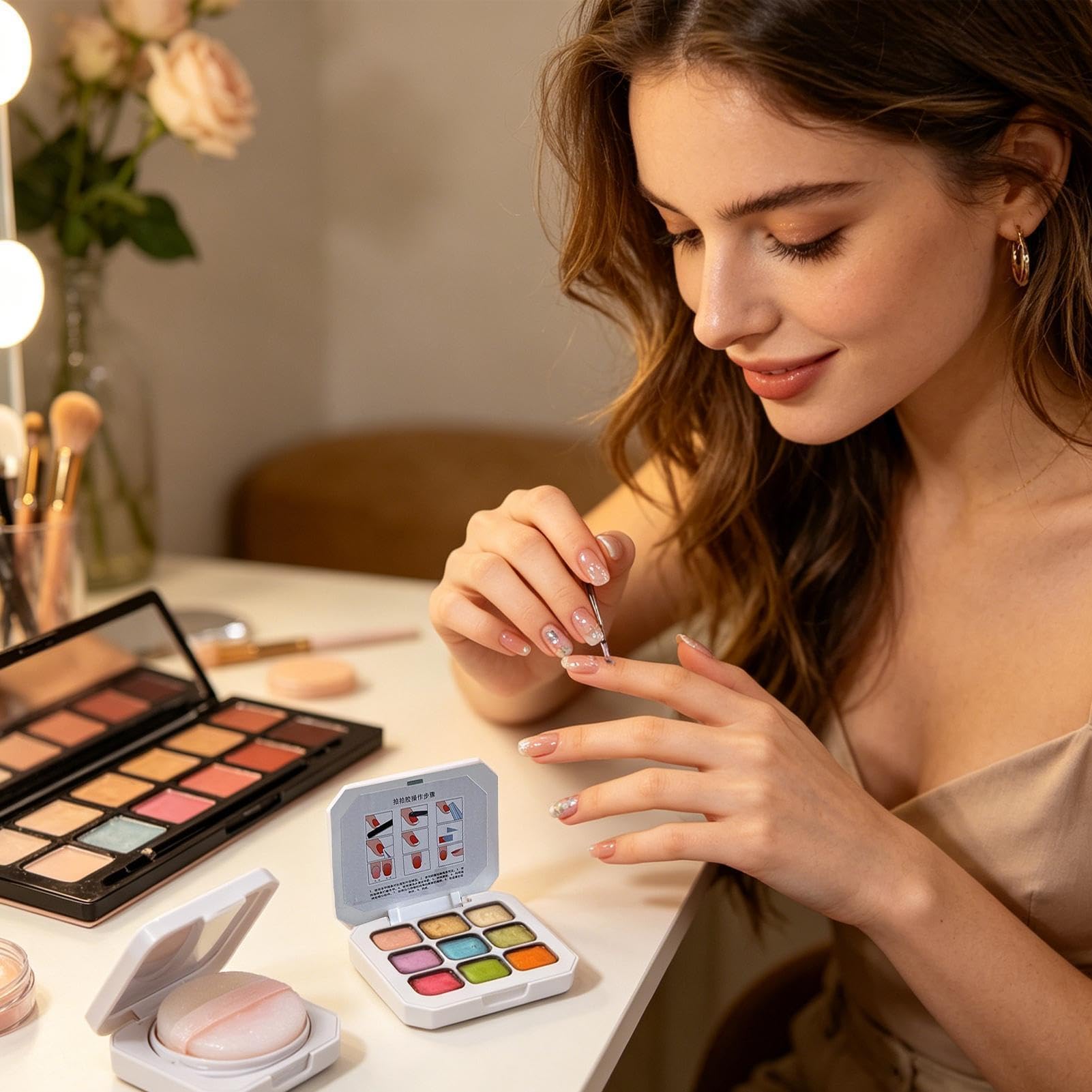 Esmalte de uñas de gel Klopgel, 9 colores mate en pasta – consistencia cremosa para diseños de uñas creativos