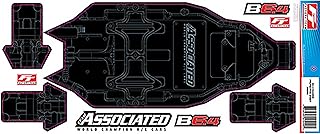 Team Associated RC10B6.4 FT Chassis Protective Sheet +3mm Printed ASC91999 Electric Car/Truck Option Parts