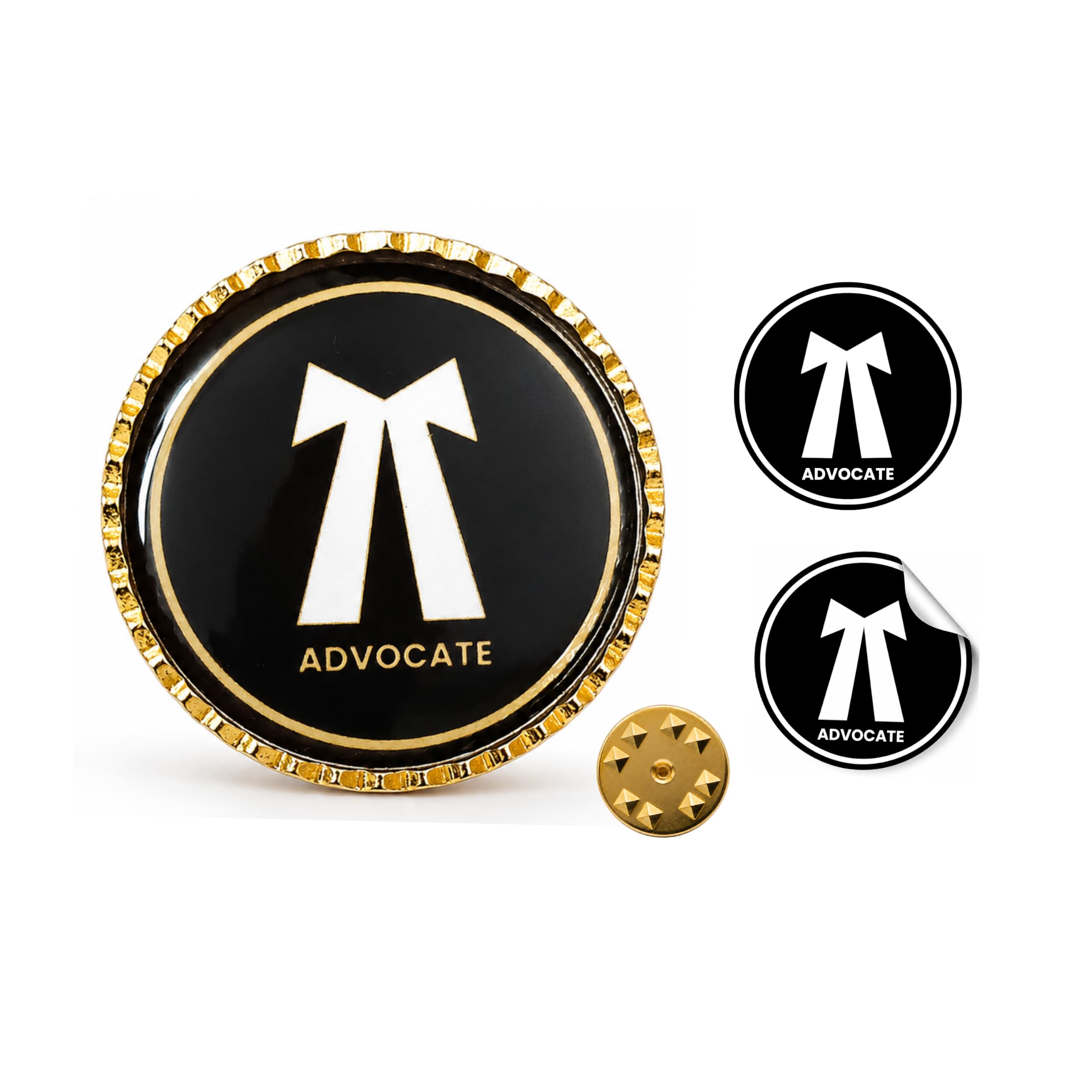 trume store Advocate Lapel Pin Badge, 25mm-picture-53