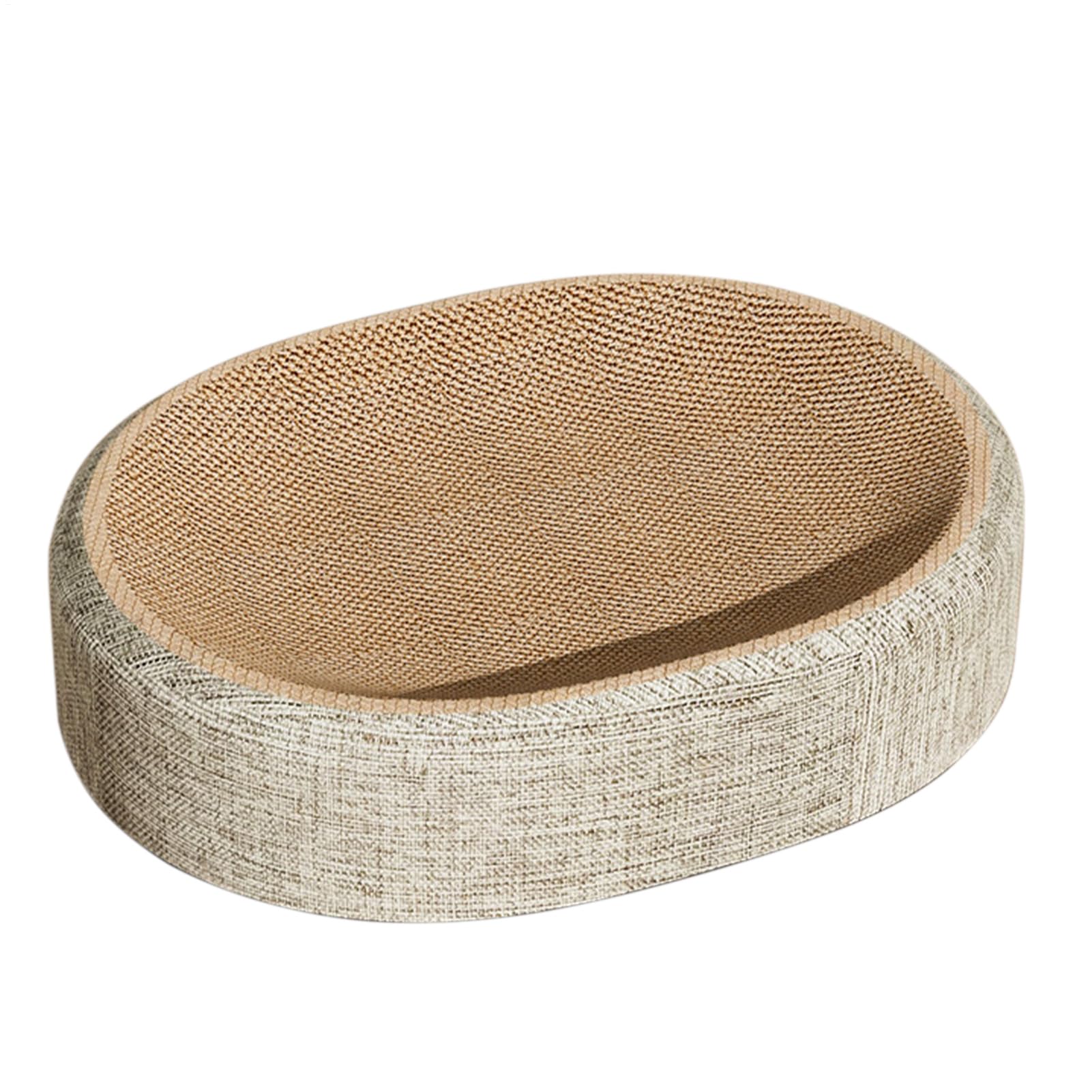 Gato Bratching Board - 2 en 1 Cat Scratcher Pad Pet Bed | Doble Uso con Tela Robusta, Cama Rascar Gato para la Siesta, Cuidado de la Garra y Actividades de Juego