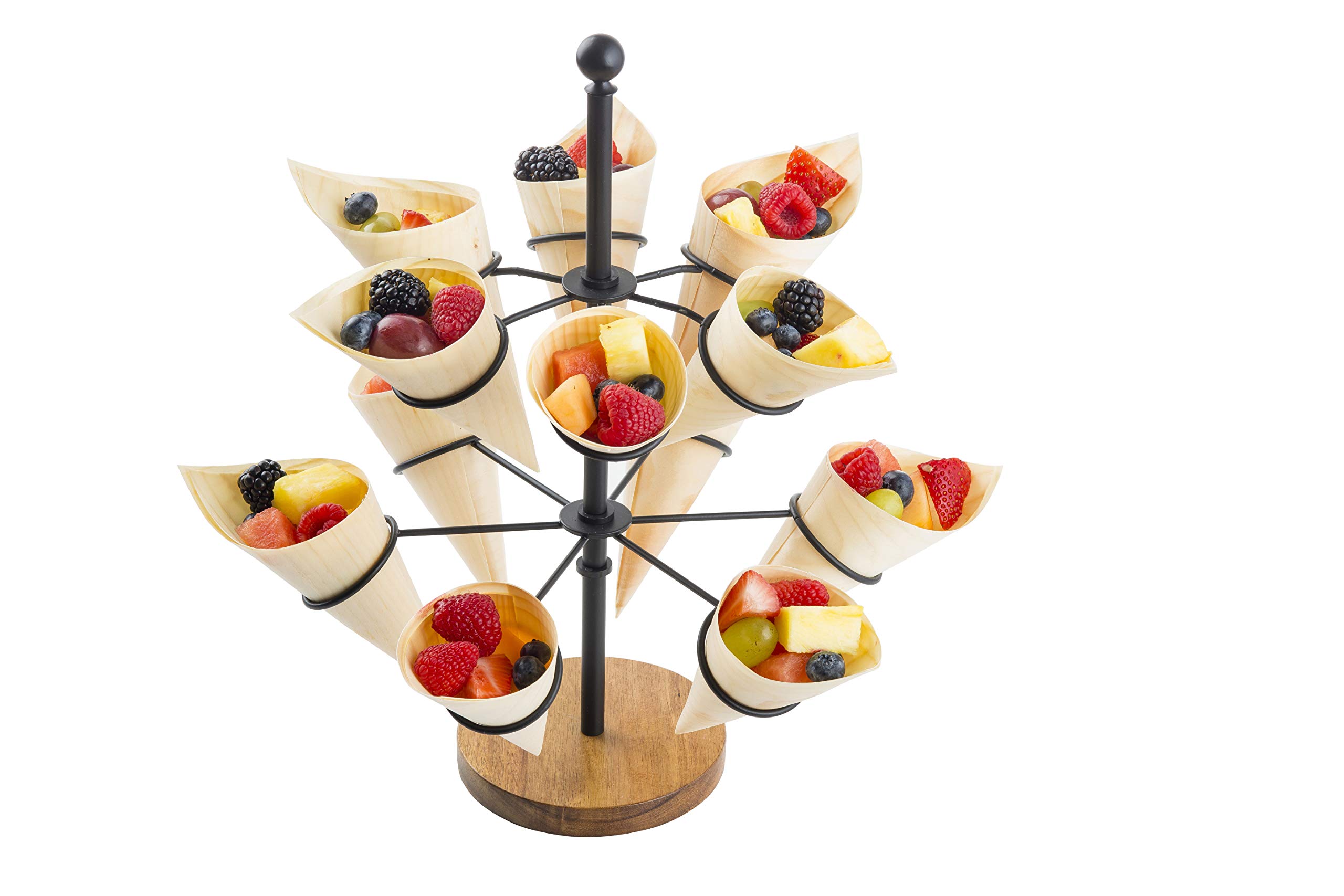 Tablecraft Holder Holds 12 Cones/K-Cups, Stainless